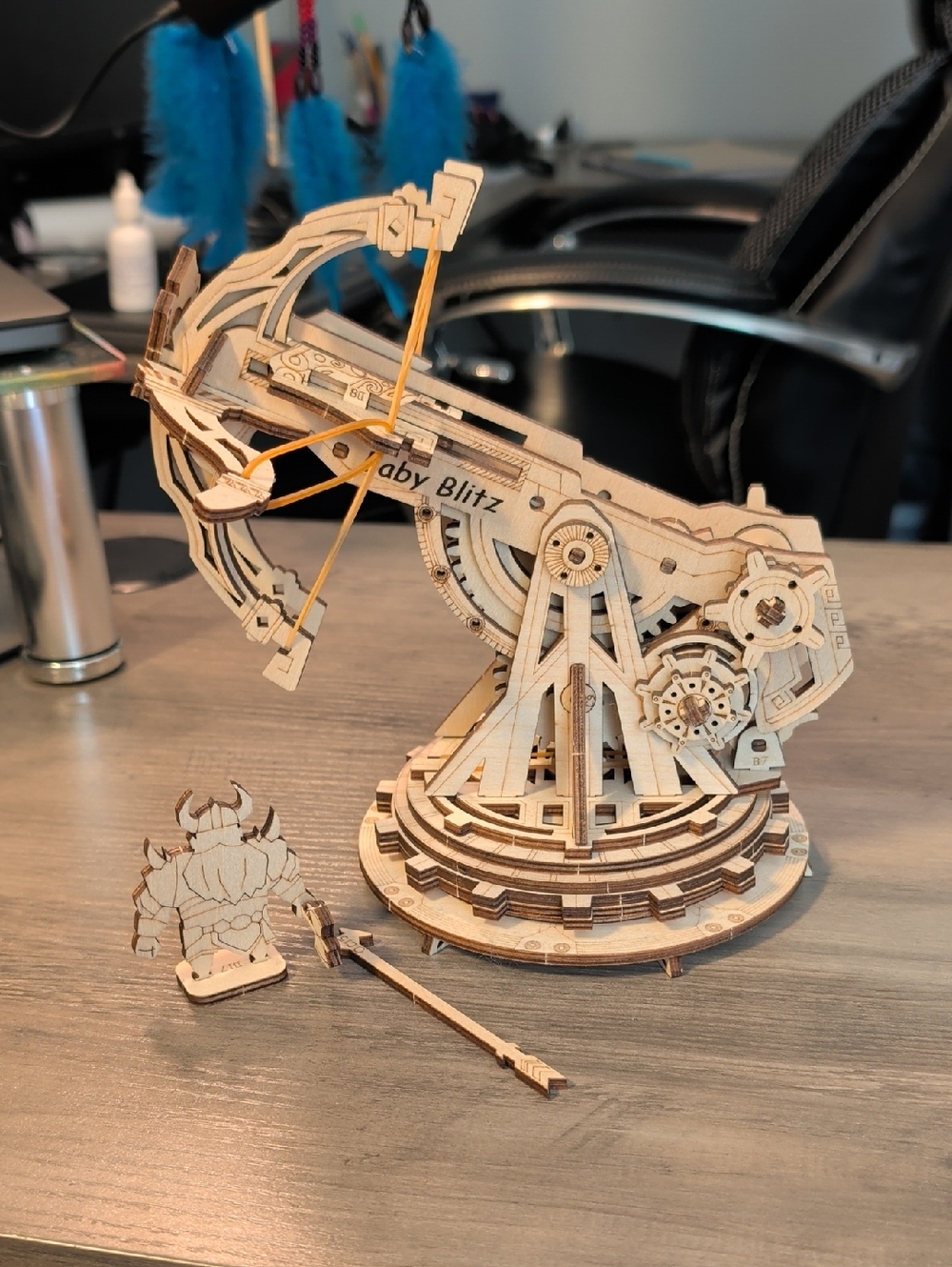 3d Wooden Heavy Ballista Model
